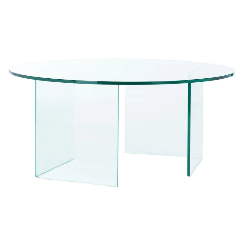 SAFAVIEH Annice Tempered Glass Coffee Table - 35 W x 35 D x 16 H - 35Wx35Dx16H