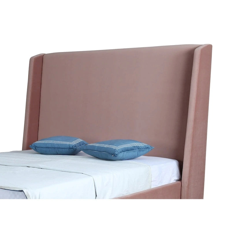 Ceets Sleek and Modern Velvet Upholstered Parlay Bed Frame