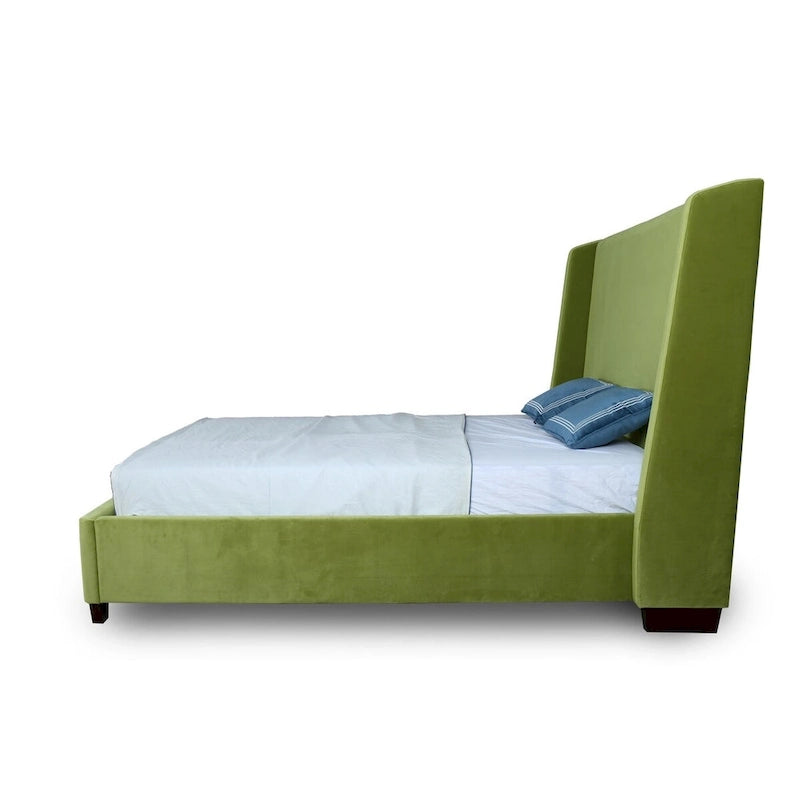 Ceets Sleek and Modern Velvet Upholstered Parlay Bed Frame