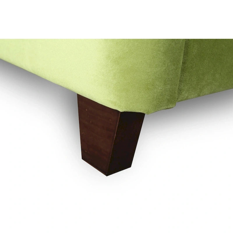 Ceets Sleek and Modern Velvet Upholstered Parlay Bed Frame