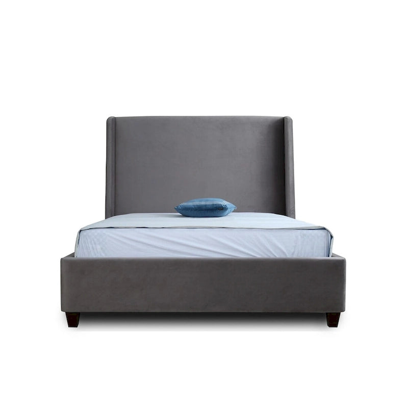 Ceets Sleek and Modern Velvet Upholstered Parlay Bed Frame