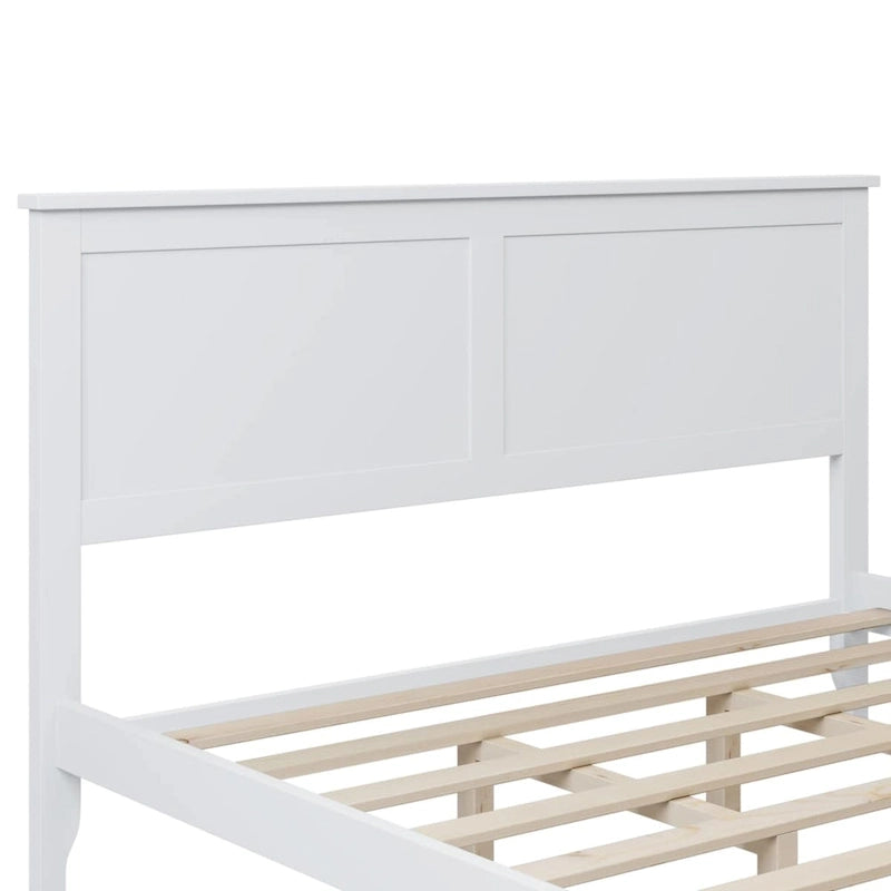 Modern Solid Wood Queen Platform Bed