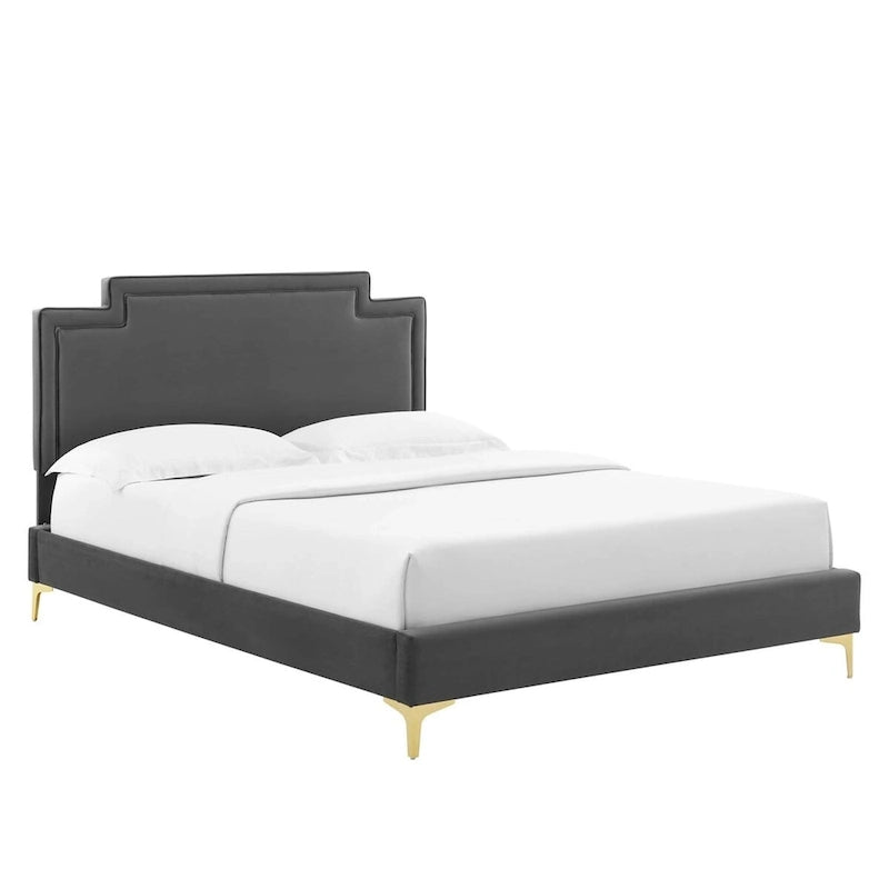 Liva Performance Velvet King Bed