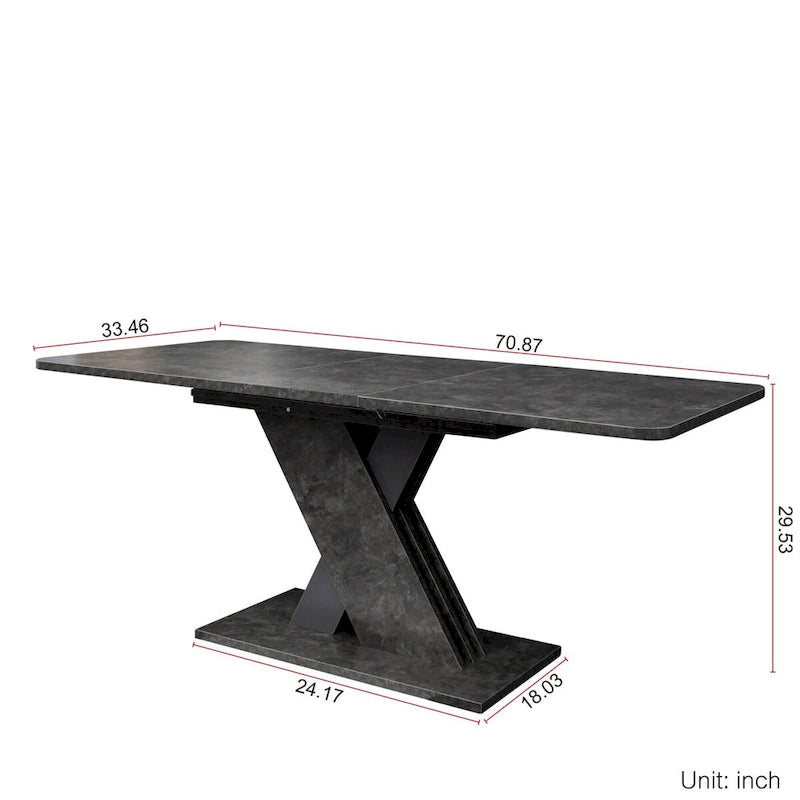 Multifunctional extendable console table for Kitchen
