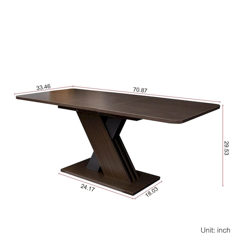 Multifunctional extendable console table for Kitchen