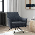 Aura Upholstered Swivel Chair by East at Main - 29.5x28.5x31