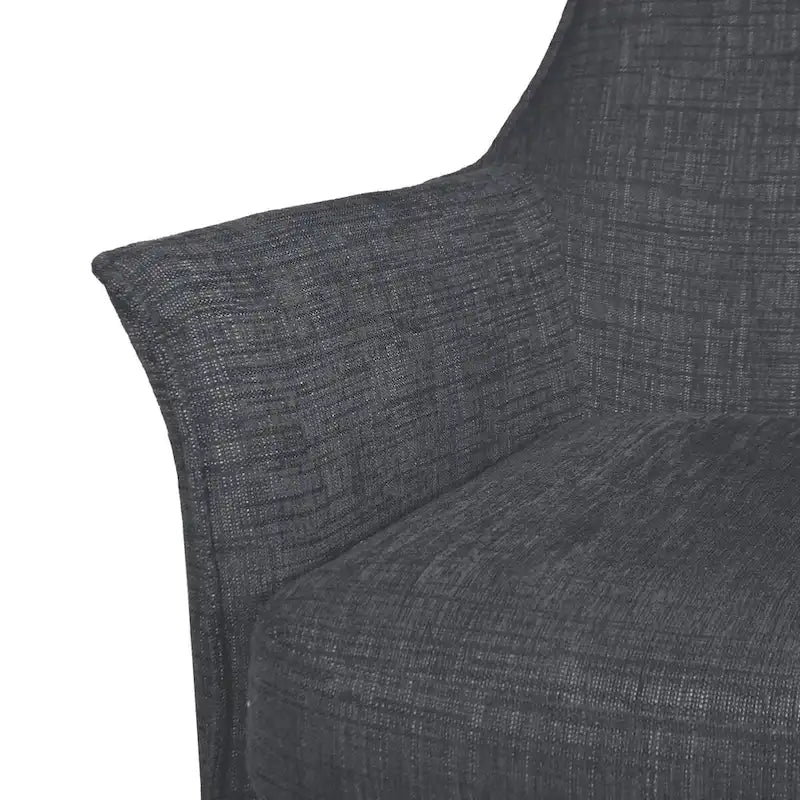 Aura Upholstered Swivel Chair by East at Main - 29.5x28.5x31