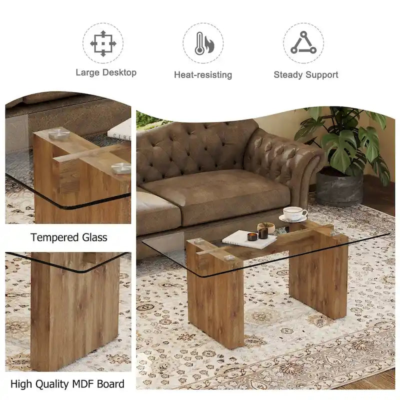 Modern minimalist coffee table