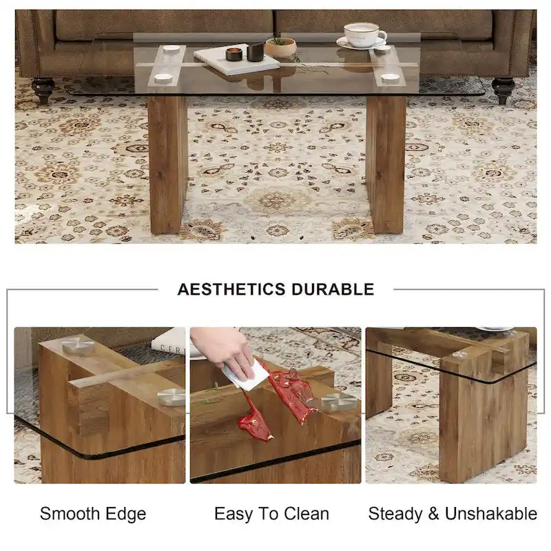 Modern minimalist coffee table