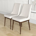 Grayson Mid Century Modern Beige Dining Chair (Set of 2)