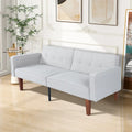 Futon Sofa Bed Memory Foam Couch Sleeper Daybed Foldable Convertible Loveseat