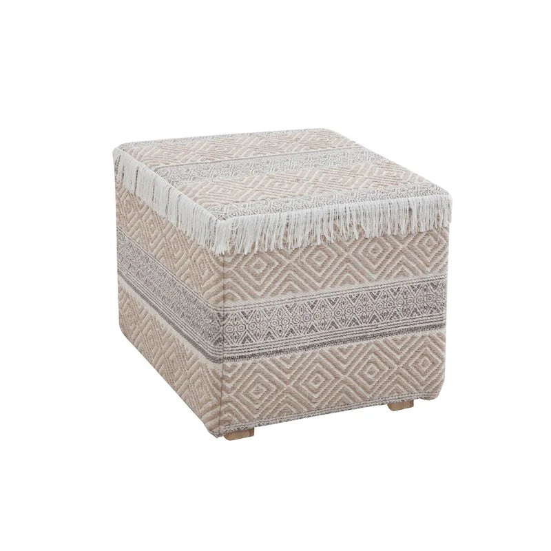 Mazatlan Square Upholstered Ottoman Stool